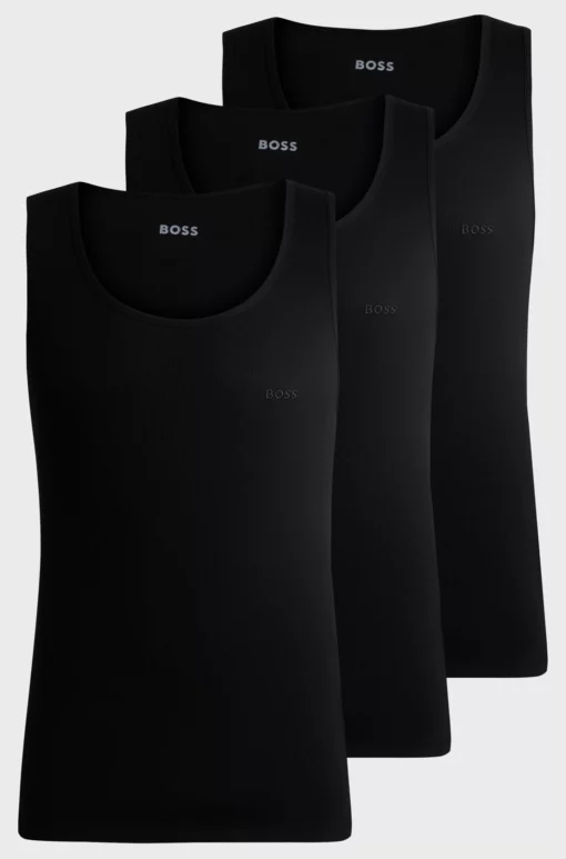 Boss 3-Pack Tanktop Black