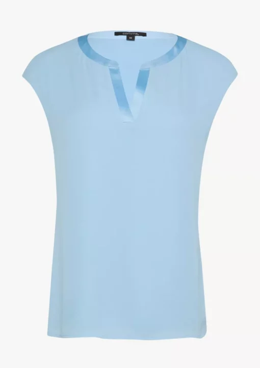 Comma, T-shirt Light Blue