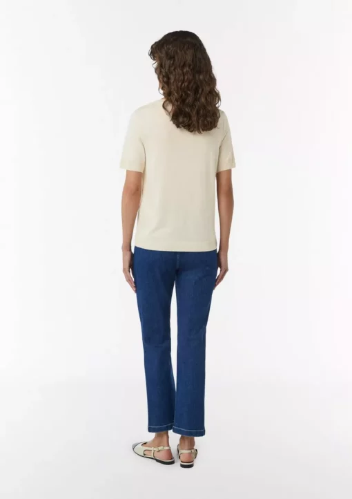 Comma, T-shirt Beige