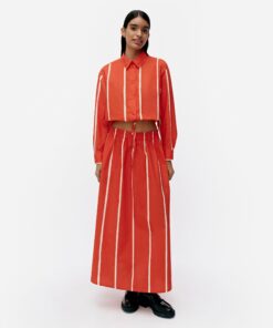 Marimekko  Buklee Puhveli Skirt Red