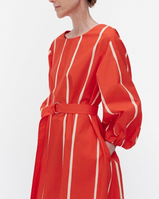 Marimekko Blomma Puhveli Dress Red
