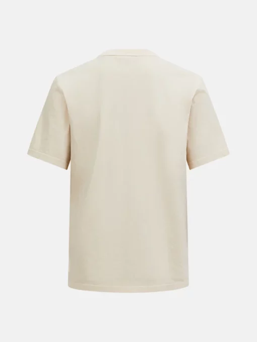 Peak Performance Original Small Logo Tee Men Sand Fog