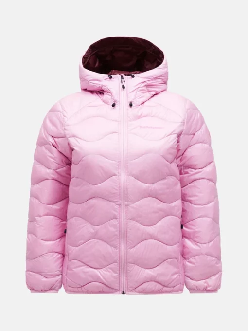 Peak Performance Helium Down Hood Jacket Women Morning Dew/Obscure