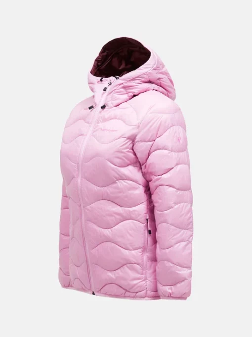 Peak Performance Helium Down Hood Jacket Women Morning Dew/Obscure