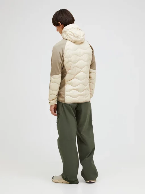 Peak Performance Helium Hybrid Down Hood Jacket Men Sandfog