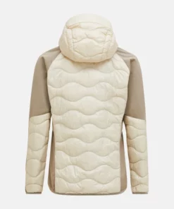 Peak Performance Helium Hybrid Down Hood Jacket Men Sandfog