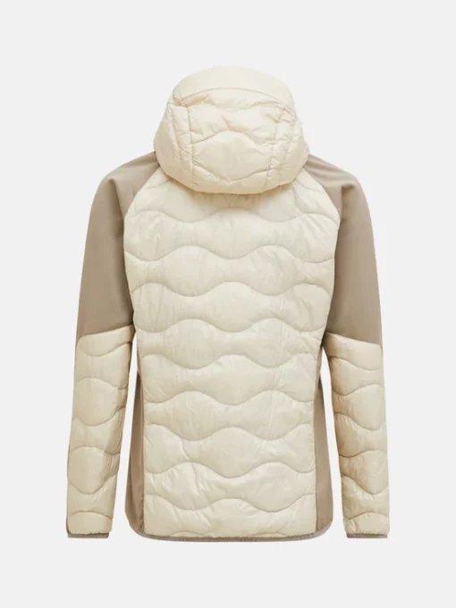 Peak Performance Helium Hybrid Down Hood Jacket Men Sandfog