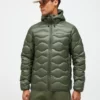 Peak Performance Helium Down Hood Jacket Men Pine Needle