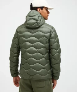 Peak Performance Helium Down Hood Jacket Men Pine Needle
