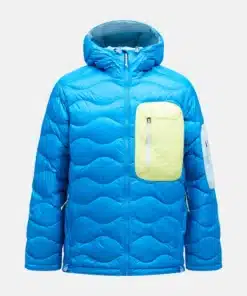Peak Performance Helium Utility Down Hood Men Brilliant Blue/Sunny Adventure