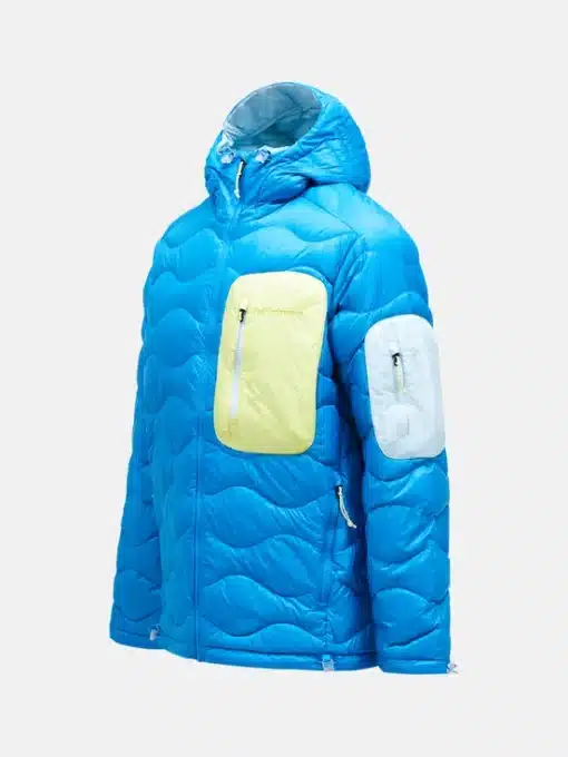 Peak Performance Helium Utility Down Hood Men Brilliant Blue/Sunny Adventure