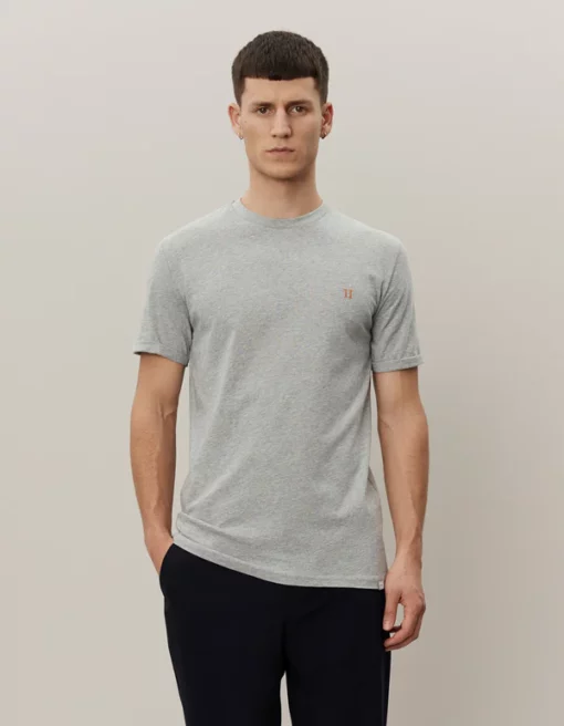 Les Deux Nørregaard T-Shirt  Grey Melange