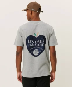Les Deux Legacy Court T-shirt Grey Melange