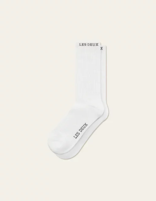 Les Deux Wilfred 2-Pack Socks White/Black