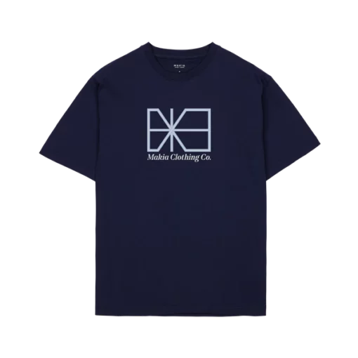 Makia Crossing T-shirt Dark Navy