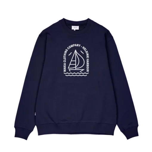 Makia Regatta Sweatshirt Navy