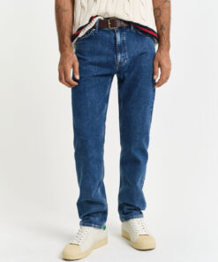 Gant Reg Clean Wash Jeans Mid Blue Vintage