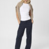 My Essential Wardrobe Lara 115 Pant Dark Blue Un-Wash