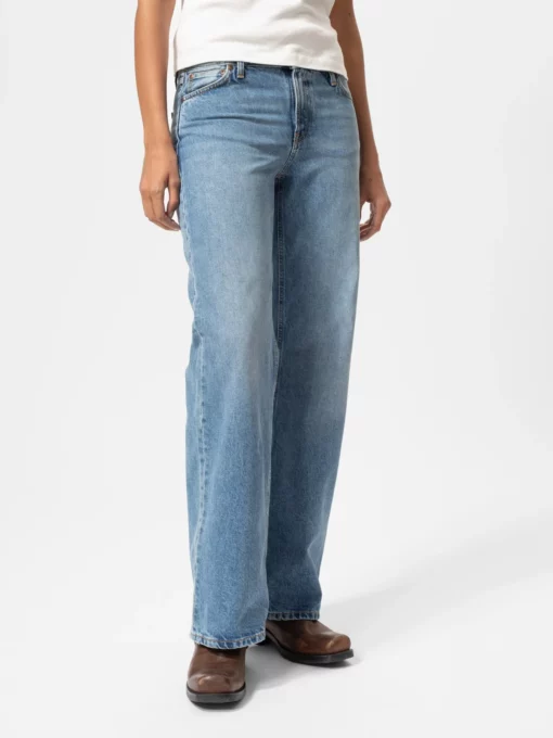 Nudie Jeans Women Wide Heidi Worn Treasure