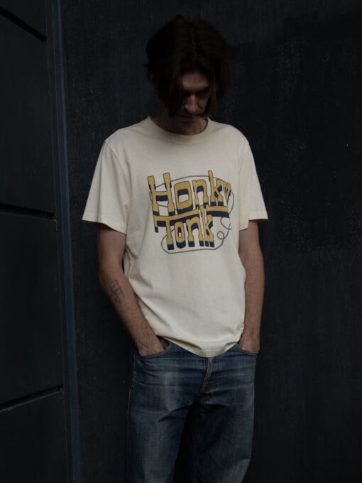 Nudie Jeans Roy Honky Tonk T-Shirt Ecru