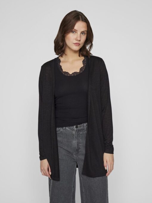 Vila Amer Open Cardigan Black Beauty