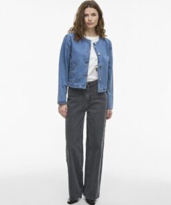 Vila Reba Denim Jacket Light Blue Denim