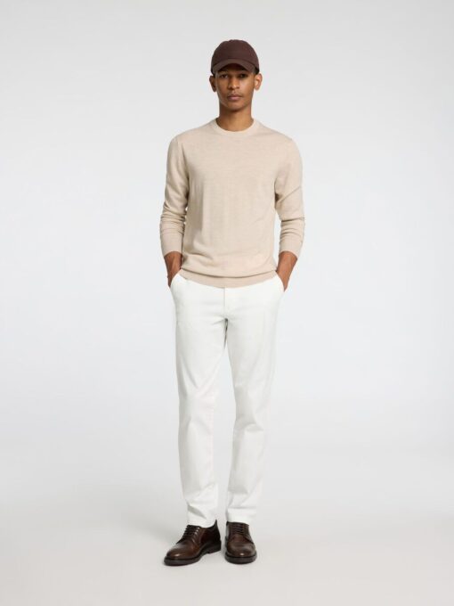 Selected Homme New Miles Slim Flex Pant Cloud Dancer