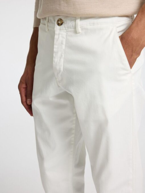 Selected Homme New Miles Slim Flex Pant Cloud Dancer