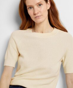 Selected Femme Elinna ss Knit Top Birch