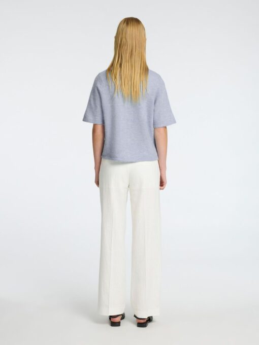 Selected Femme Lulu 2/4 Knit Cardigan Cashmere Blue