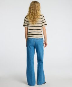 Selected Femme Vinna Structure Knit O-Neck Birch