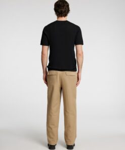 Selected Homme Tray SS Merino Knit T-shirt Black