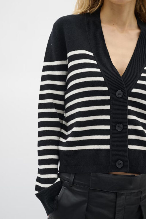 InWear WallisIW Cardigan Black Stripe
