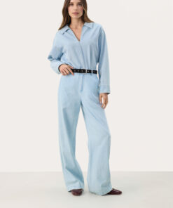 Part Two Coralie Trousers Light Blue Denim