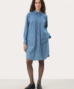 Part Two Nuria Dress Medium Blue Denim