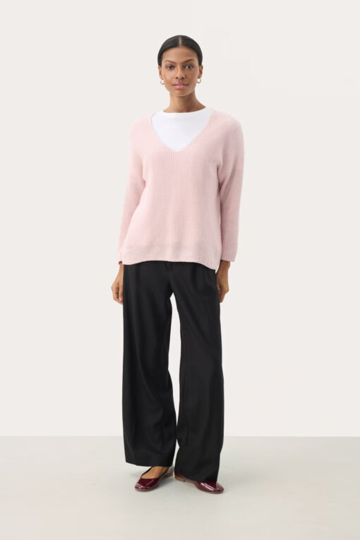 Part Two Etrona Pullover Mauve Chalk