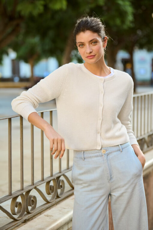 Part Two Gigia Cardigan Eggnog