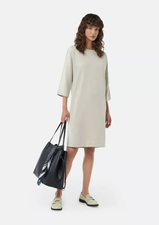 Comma, Jersey Dress Light beige