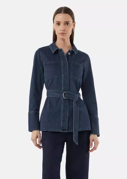 Comma, Denim Indoor Blazer Blue