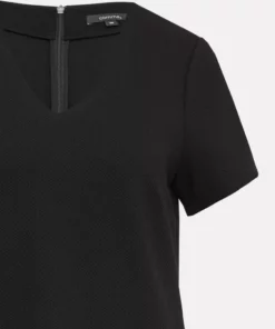 Comma, Jersey Dress Black