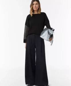 Comma, Knitted Pullover Black