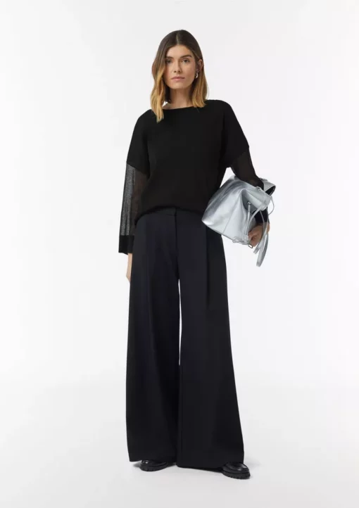Comma, Knitted Pullover Black