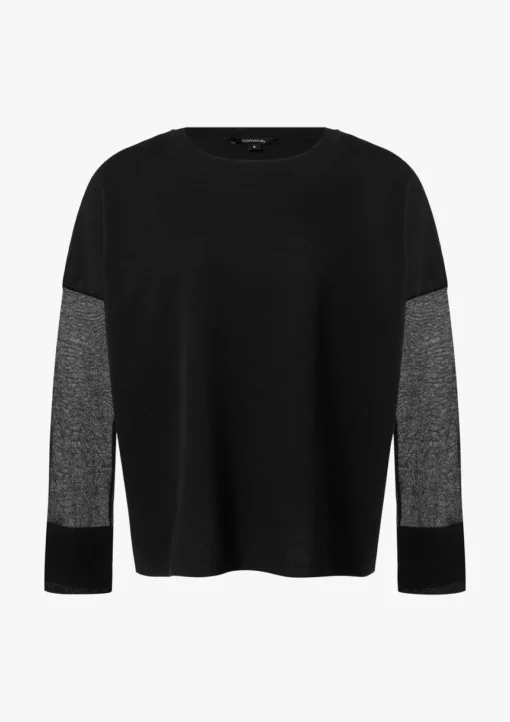 Comma, Knitted Pullover Black