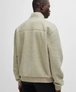 Boss Sherpa Teddyhood Jacket Light Beige