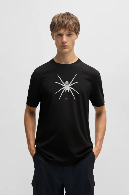 Boss Te_Spiderbat T-shirt Black