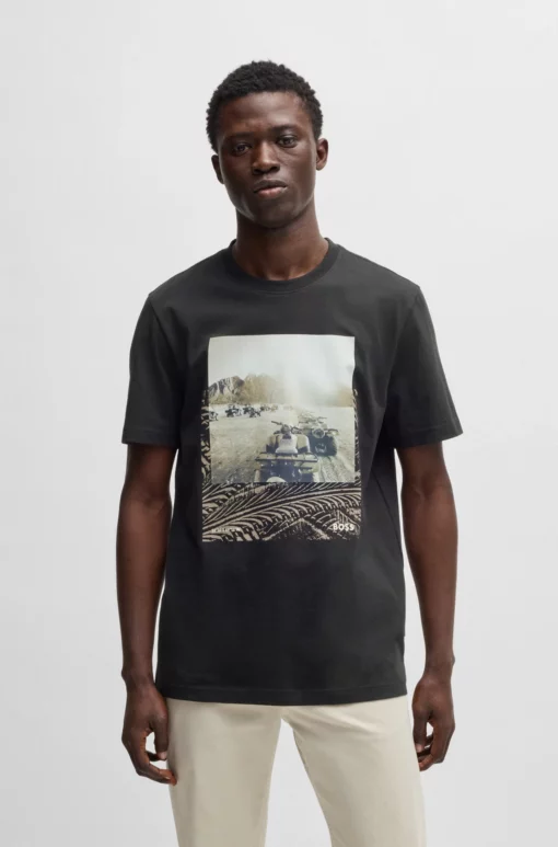 Boss Te_Dunetrace T-shirt Black