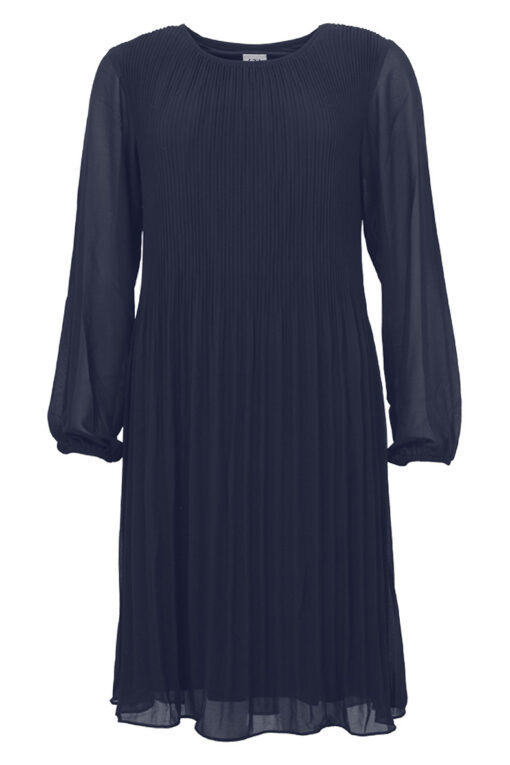 STI Kandriina Solid Dress Dark Blue