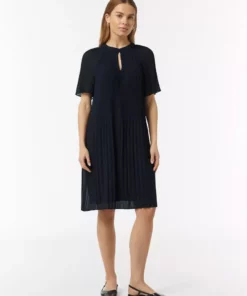 Comma, Plisee Dress Navy