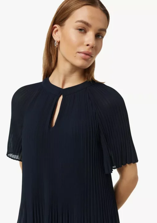 Comma, Plisee Dress Navy