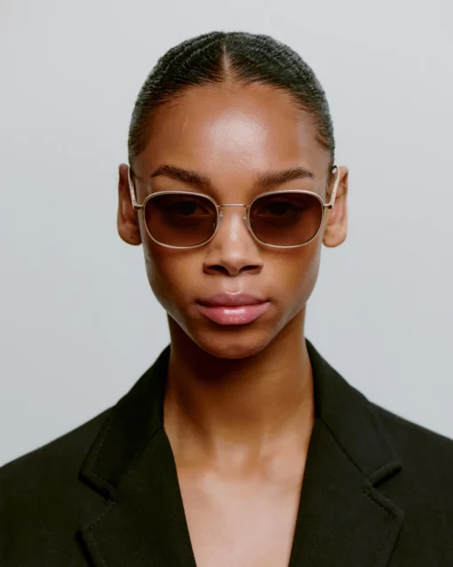 A. Kjaerbede Hello Sunglasses Gold Matte